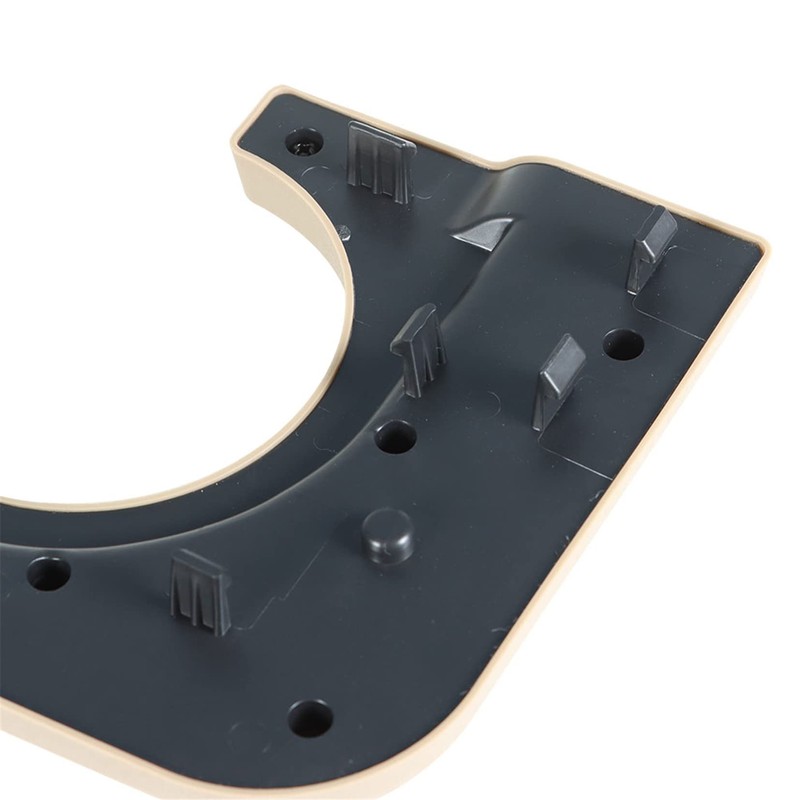 SEBLAFF Car Cup Holder Pad Center Console Beige Plastic Cup