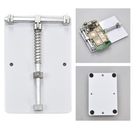 perfeclan PCB Holder Fixe Support Clamp 12 x 8 cm Jig for IC Grooves Soldering Repair Tool PCB Holder for Repair Tools