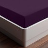 Utopia Bedding Fitted Sheet King, Purple - Deep Pocket 14