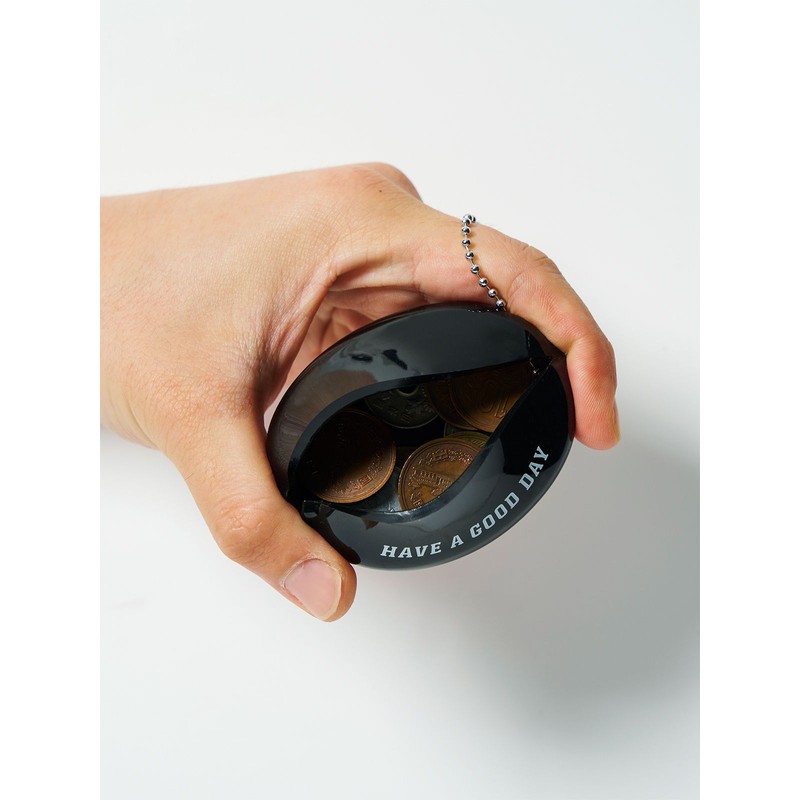 Nice Weather Coin Case Keyring (Black)