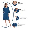 ANLIQI Womens Robes Knee Length 100% Cotton Bathrobes for Women
