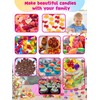 117 Pcs Gummy Bear Mold Silicone,with Candy Recipes、Droppers and Wrappers