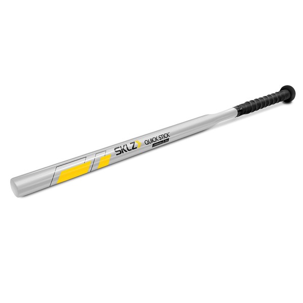 SKLZ Quick Stick Baseball and Softball Training Bat for Speed Silver, 12-Ounce