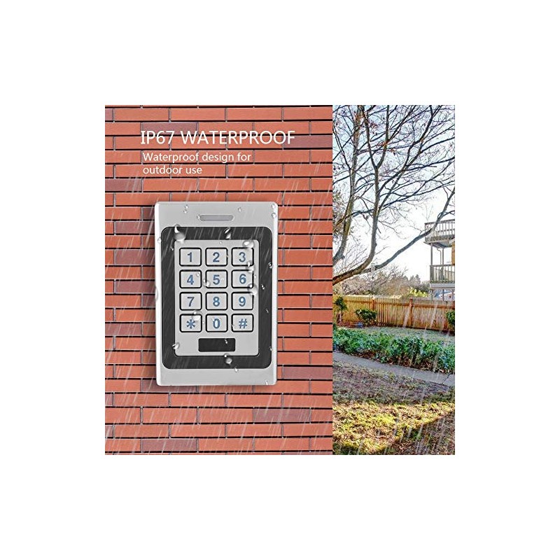 IP67 RFID Card Door Access Controller, Keypad Security Door Access