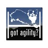 Agility Dog Agility Aussie Vinyl Window Decal Sticker