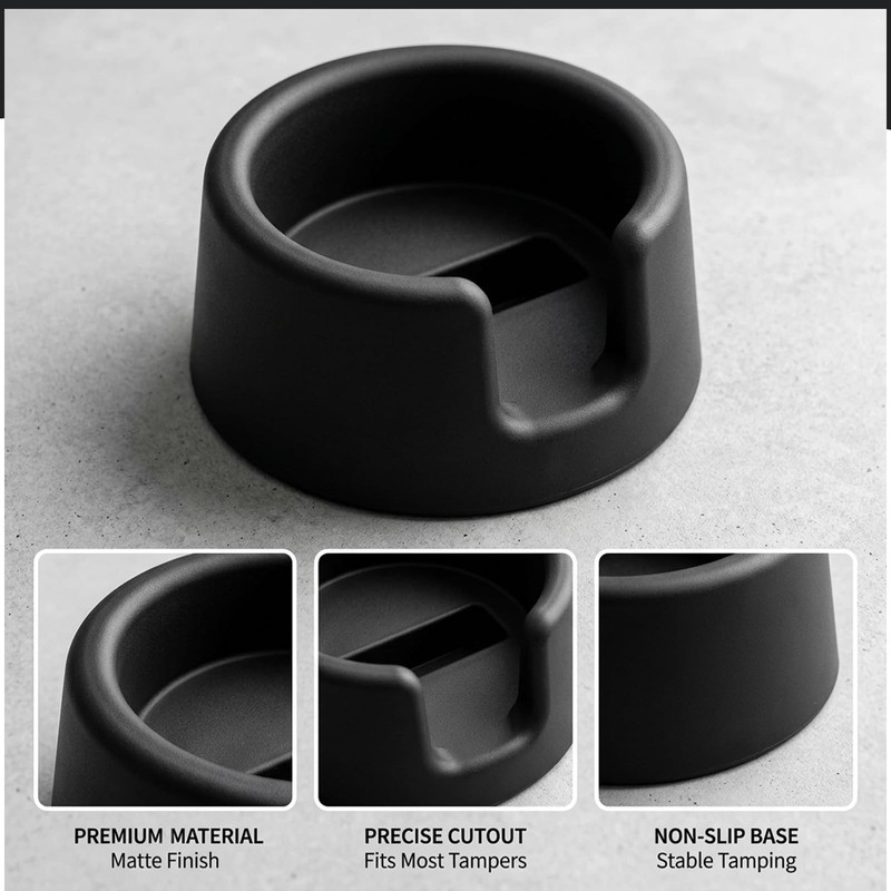 Coffee Tamper Mat Tamping Station, Durable Espresso Accessory, Stable Base