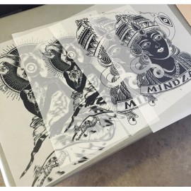 SALE-SAVE WATERPROOF PREMIUM BLACK DYE INK FOR SCREEN PRINTING INKJET FILM + SYRINGE