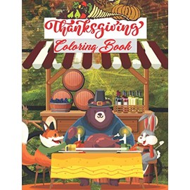 Thanksgiving Coloring Book: Coloring Book for Men and Women Fun and Relaxing Design