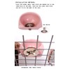 Small Animals Bowl, Detachable Cage Feeder Pet Ceramic Water &