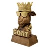 Crown Awards G.O.A.T. Sculpture Trophy, 7" Customizable Award - Add