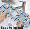 Kitchen Faucet Absorbing Mat Sink Splash Guard Behind Faucet Drip