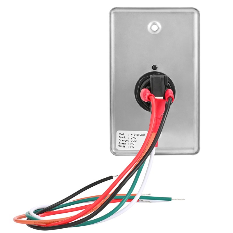 Push to Exit Button Big Square Press Button Green LED