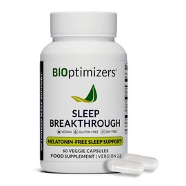 BIOptimizers Sleep Breakthrough Capsules - Natural Support Supplement | Calming Relief Aid for Adults | Non-Habit Forming | 60 Capsules