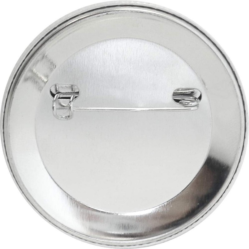 Peace Sign - White on Rainbow Background - 2.25" Round