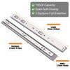 Molvyan 5 Pairs 22 Inch Soft Close Drawer Slides Heavy