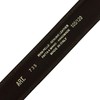 Conte Massimo Men's Genuine Leather Belt Made in Italy, Dark