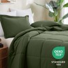CozyLux Full Size Comforter Sets - Olive Green Comforter Full