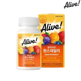 Alive Multivitamin 60 tablets (1 bottle) / 2-month supply / 얼라이브 멀티비타민 60정 1병  2개월분