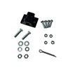 IBESTWOLF Pair Black Straight Bar Mud Flap Hanger Bracket Kit