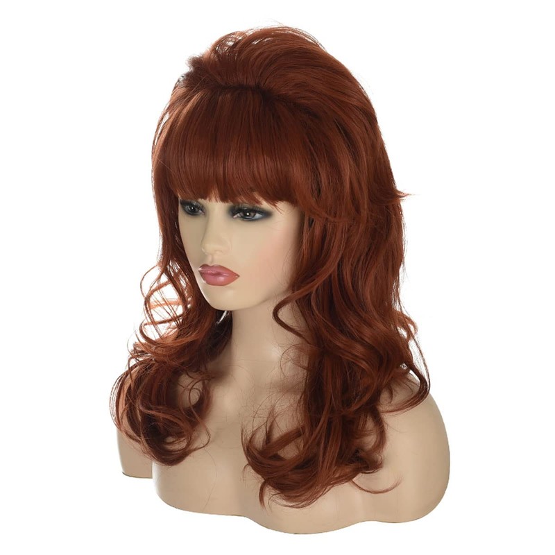 80s housewife wig | FVCENT Big Bouffant Hair Long Wavy