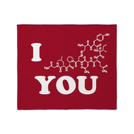 CafePress Oxytocin I Love You Throw Blanket Super Soft Fleece Plush Throw Blanket, 60"x50"