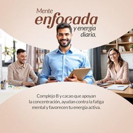 Complejo B y Cacao Complex- Comp B & Cacao Complex - Suplemento Alimenticio de Cacao, Alfalfa, Acido Folico y Vitaminas del COMPLEJO B - Apoyo cardiov