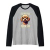 Mens Cockapoo Dad Cockapoos Cockerpoo Raglan Baseball Tee