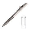 SMOOTHERPRO Hex Ballpoint Pen Metal Bolt Action EDC Titanium