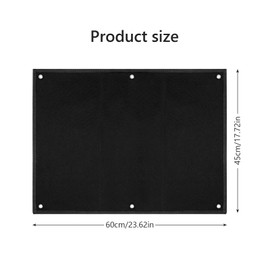 Velcro Wall, 60 x 45 cm Patches Velcro Foldable Velcro Mat Organiser Display Board for Badges, Stamps, Patches, Stickers (Black)