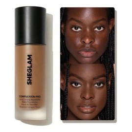 SHEGLAM Complexion Pro Base Líquida Mate 30ml Larga Duración - Nutmeg