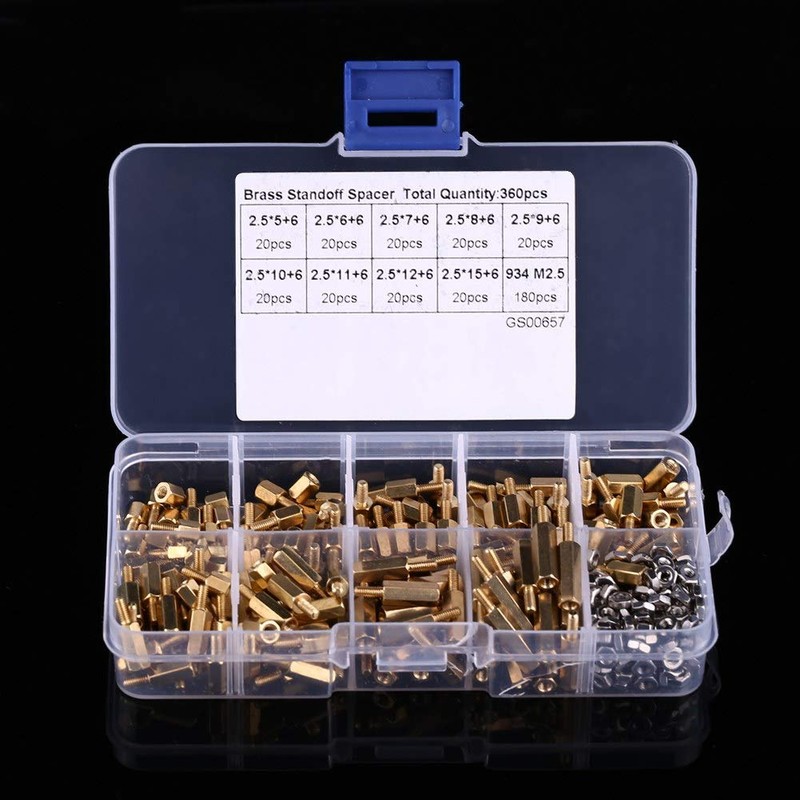 M2.5 Male x Female Hex Brass Standoff Hexagonal Spacer Stainless