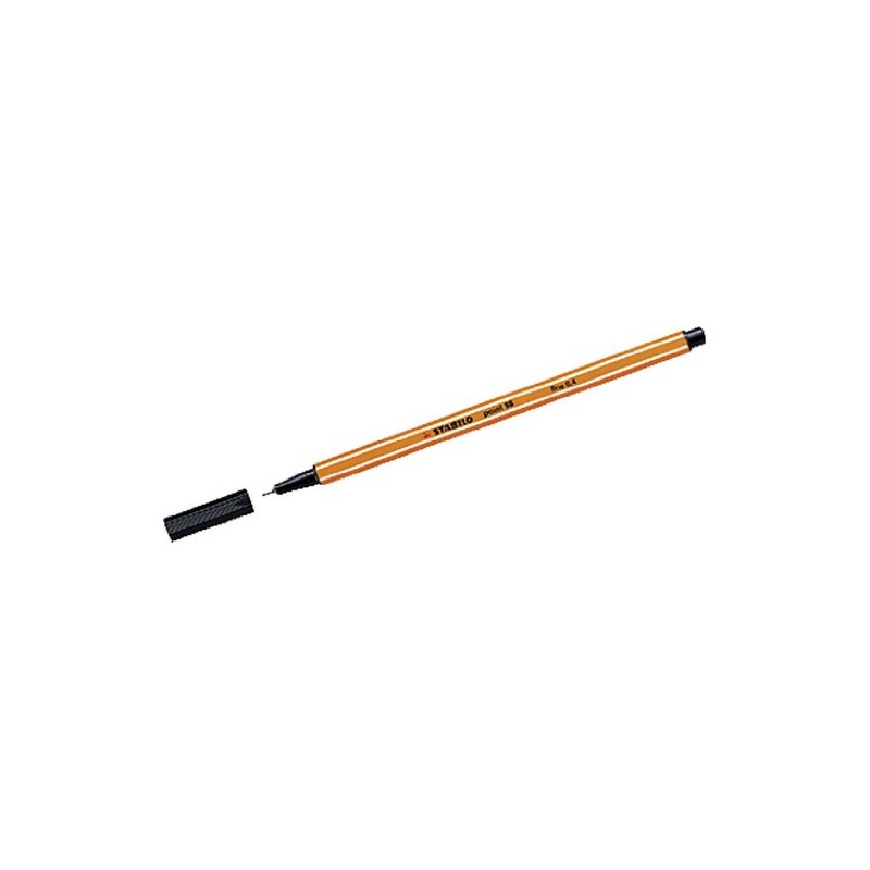 Stabilo Point 88 Black 10pc (S) Fineliner – Fountain Pen