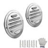 MARRTEUM Stainless Steel Air Vents, 3 Inch Louver Grille Cover