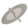10PCS Thin Diamond Cutting Disc with Rod Round Grinding Sanding