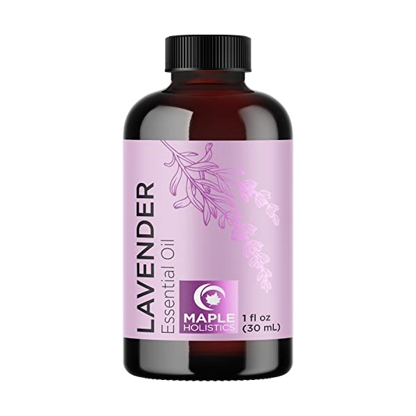 Pure Lavender Oil Essential Oil - Premium Lavender Essential Oil for Hair Skin and Nails - Lavender Aromatherapy Oil for Diffusers Humidifiers and Linens Plus Natural Bath Oil for Home Spa Self Care