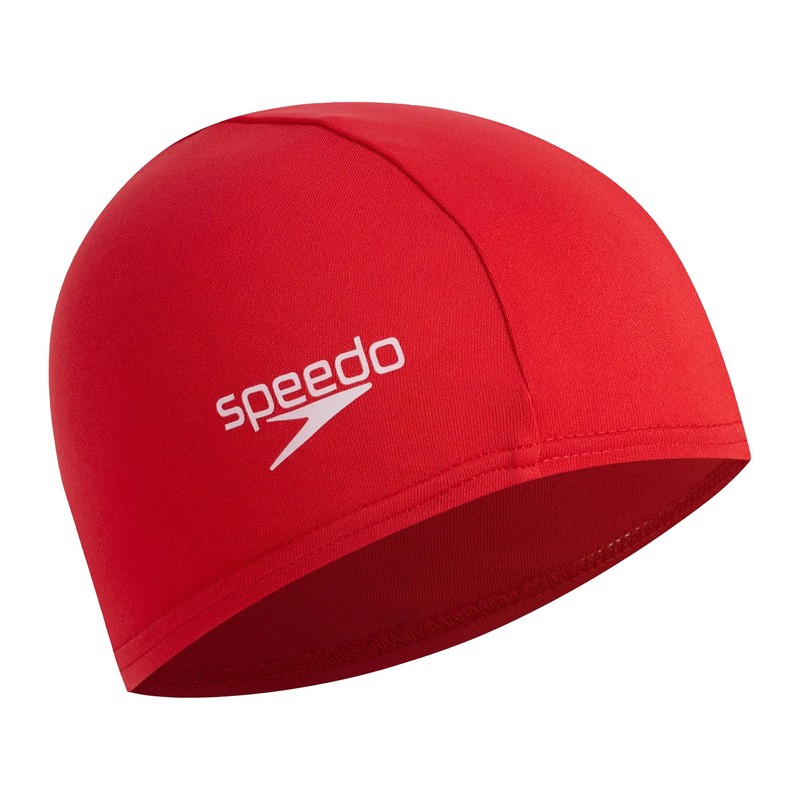 Speedo Unisex Speedo Polyester Caps, White, One Size UK