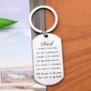 Dad Memorial Gifts for Loss of Father Sympathy Gift Keychain