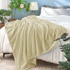 inhand Camel Throw Blanket for Couch, Super Soft Flannel Blanket