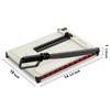 Ecraft 12" Guillotine Paper Cutter：Paper Trimmer Accurate Cutting with Safety
