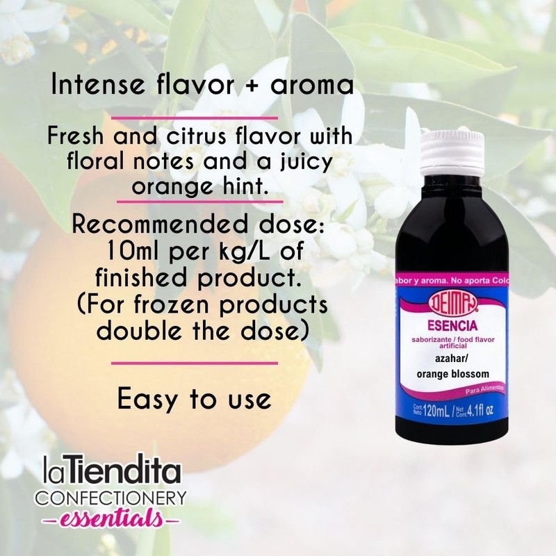Deiman Artificial Food Flavoring Orange Blossom E (4 fl.oz.)