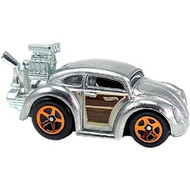 Hot Wheels 2017 Tooned Volkswagen Beetle, Exclusive ZAMAC