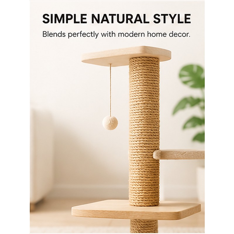Natural Sisal Rope for Cat Scratching Posts – 20M/50M DIY