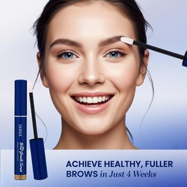 Suero de crecimiento de cejas Dersie: Suero potenciador de cejas infundido con complejo de péptidos, biotina y arginina para cejas más llenas, fuertes