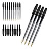 AIBULO New Look Medium Tip Fluent Smooth Writing Black Biro