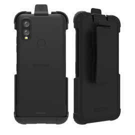 Wireless ProTech Case Compatible with Kyocera DuraSport 5G C6930. Swivel Belt Clip Holster with Secure Fit and Quick Release Latch (Black)