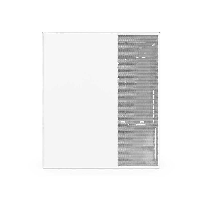 NZXT H7 Flow (2024) Mid-Tower Case - All White-CM-H72FW-01