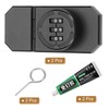 PATIKIL Combination Cabinet Lock, 3-Digit Password Cabinet Lock 2 Pcs
