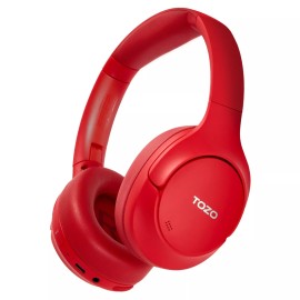 TOZO Wireless Over Ear Headphone Hybrid Noise Cancellation Hi-Res Audio Headset