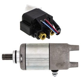 NICHE Starter Motor Solenoid Kit for 1996 Yamaha Timberwolf 250 4XE-81890-00-00 29U-81800-61-00 4KB-81940-01-00 ATV