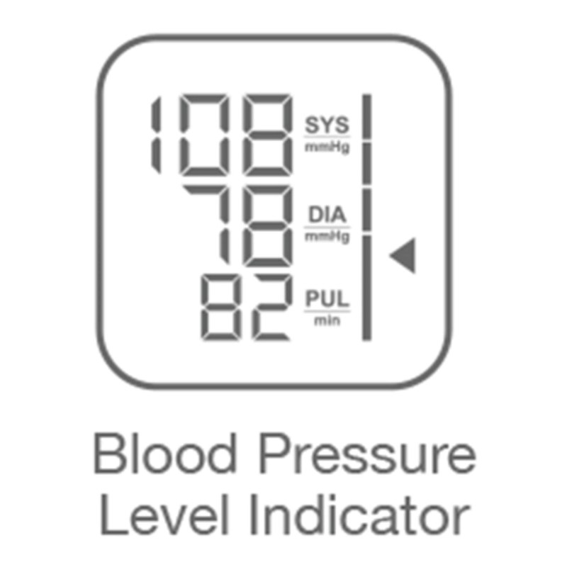 Digital Electronic Blood Pressure Monitor AC Adapter Large Cuff (22-42cm